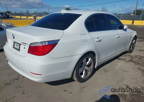 2008 BMW 528I z USA, uszkodzony, nr VIN WBANU53568C115899